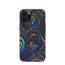 Black Galaxy Swirls iPhone 12 Pro Max Case