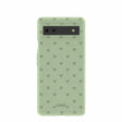 Sage Green Hearts Google Pixel 6a Case