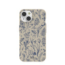 London Fog Indigo Bouquet iPhone 14 Case