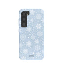 Powder Blue Let it Snow Samsung Galaxy S23 Case