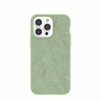 Sage Green Lushy Leaves iPhone 14 Pro Max Case