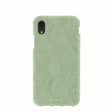 Sage Green Lushy Leaves iPhone XR Case