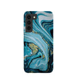 Powder Blue Marble Samsung Galaxy S22 Case