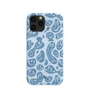 Powder Blue Melting Faces iPhone 11 Pro Case
