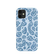 Powder Blue Melting Faces iPhone 12 Mini Case