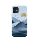 Powder Blue Misty Mountains iPhone 12 Mini Case