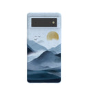 Powder Blue Misty Mountains Google Pixel 6 Case