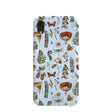 Powder Blue Nature walks iPhone XR Case