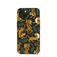 Black Playful Tigers iPhone 13 Case