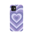 Lavender Power Hearts iPhone 12/ iPhone 12 Pro Case