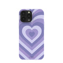 Lavender Power Hearts iPhone 13 Pro Max Case