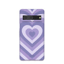 Lavender Power Hearts Google Pixel 7 Case