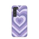Lavender Power Hearts Samsung Galaxy S23 Case