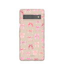 Seashell Rosy Bows Google Pixel 7a Case