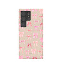 Seashell Rosy Bows Samsung Galaxy S24 Ultra Case