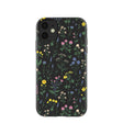 Black Shadow Blooms iPhone 11 Case