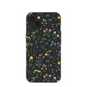 Black Shadow Blooms iPhone 13 Case