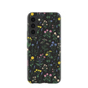 Black Shadow Blooms Samsung Galaxy S22 Case