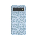 Powder Blue Sky Leopard Google Pixel 6 Case