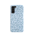 Powder Blue Sky Leopard Samsung Galaxy S21 Case