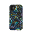 Black Space Waves iPhone 11 Case
