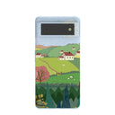 Powder Blue Sunny Countryside Google Pixel 6 Case