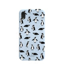 Powder Blue Waddles iPhone XR Case