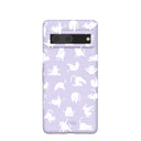 Lavender Yoga Cat Google Pixel 7 Case